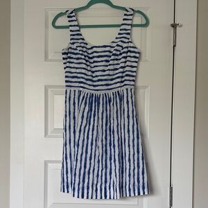 Vineyard Vines Blue and White Striped Mini Dress